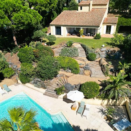 Villa Boca A Gigaro - Avec Vue Et Piscine Chauffee La Croix-Valmer Luaran gambar