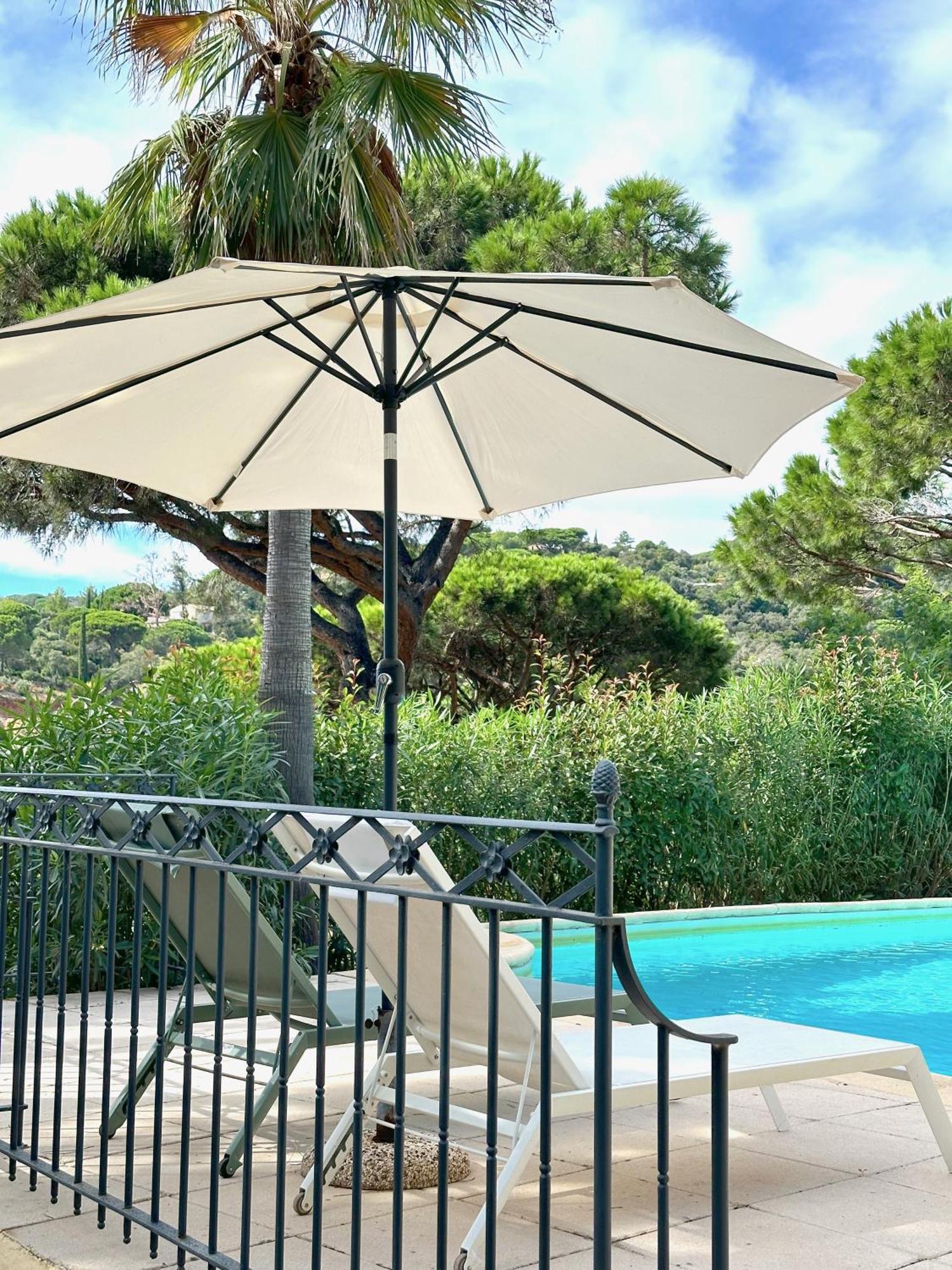 Villa Boca A Gigaro - Avec Vue Et Piscine Chauffee La Croix-Valmer Luaran gambar