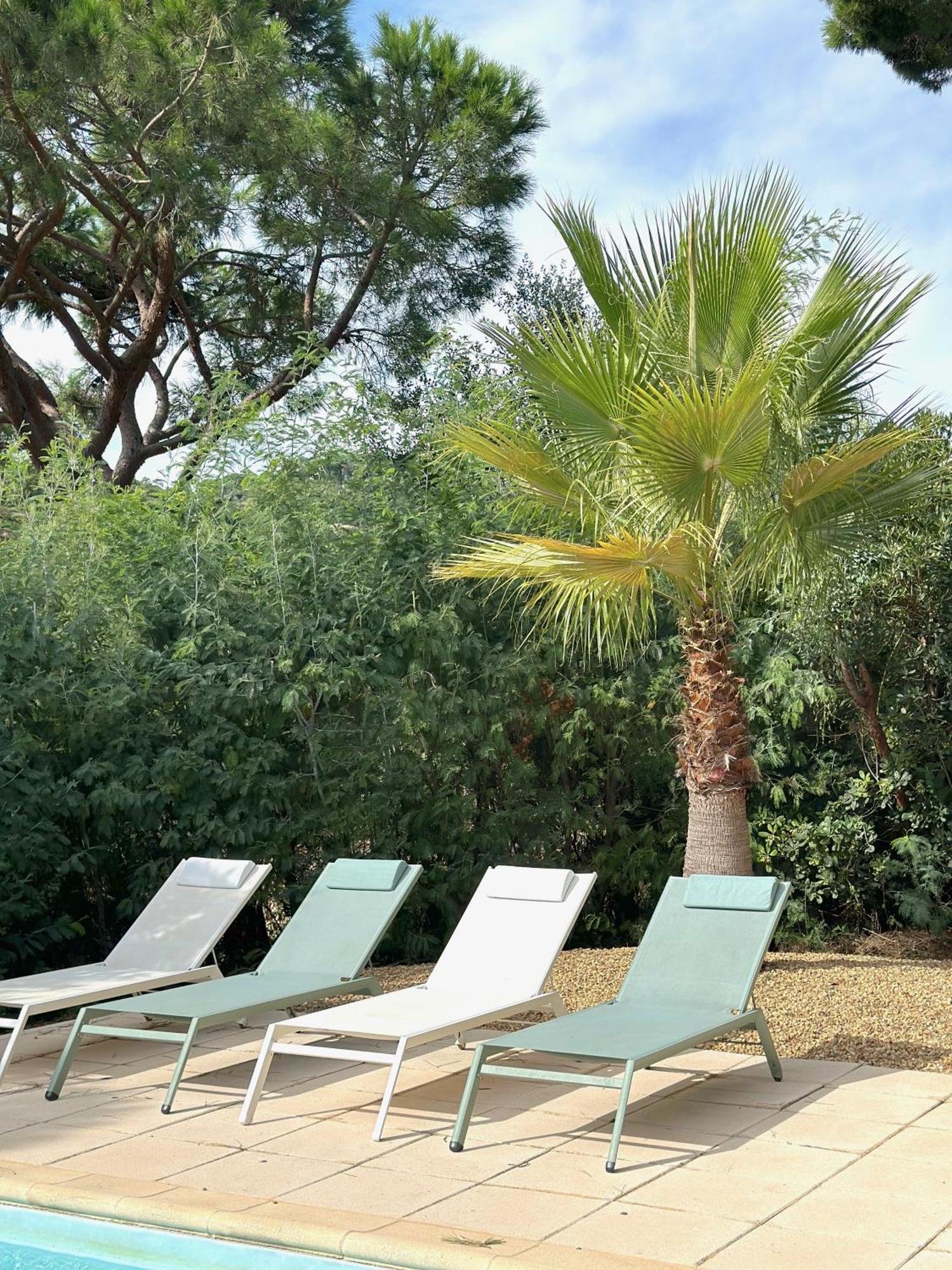 Villa Boca A Gigaro - Avec Vue Et Piscine Chauffee La Croix-Valmer Luaran gambar
