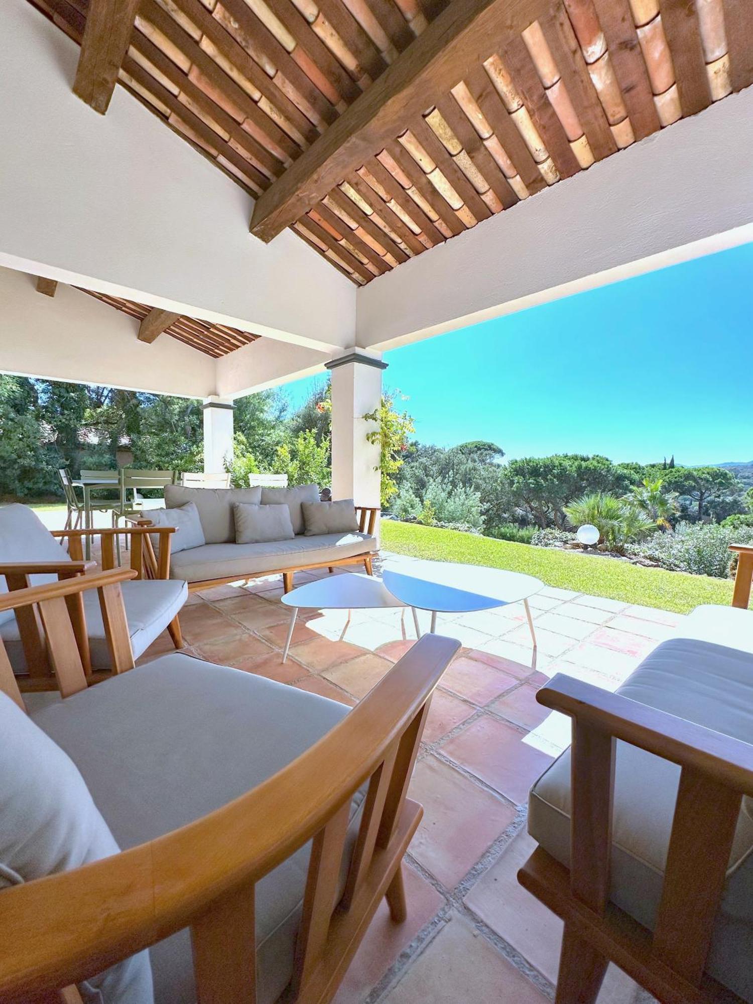 Villa Boca A Gigaro - Avec Vue Et Piscine Chauffee La Croix-Valmer Luaran gambar