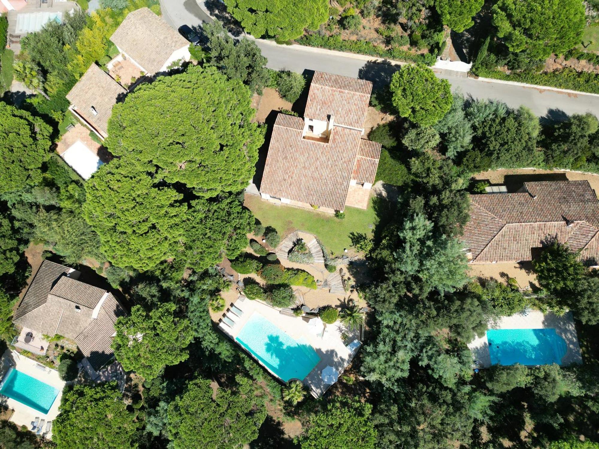Villa Boca A Gigaro - Avec Vue Et Piscine Chauffee La Croix-Valmer Luaran gambar