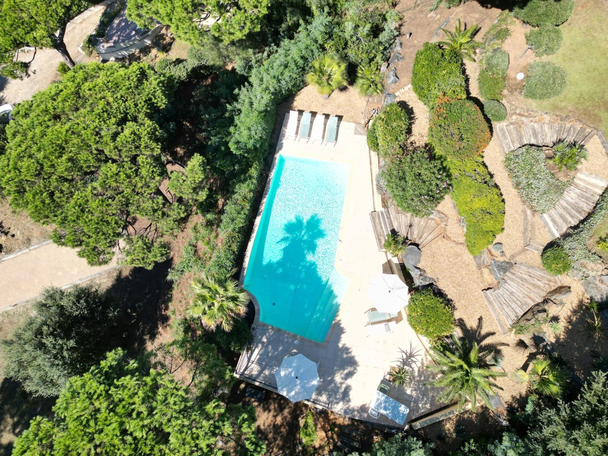 Villa Boca A Gigaro - Avec Vue Et Piscine Chauffee La Croix-Valmer Luaran gambar